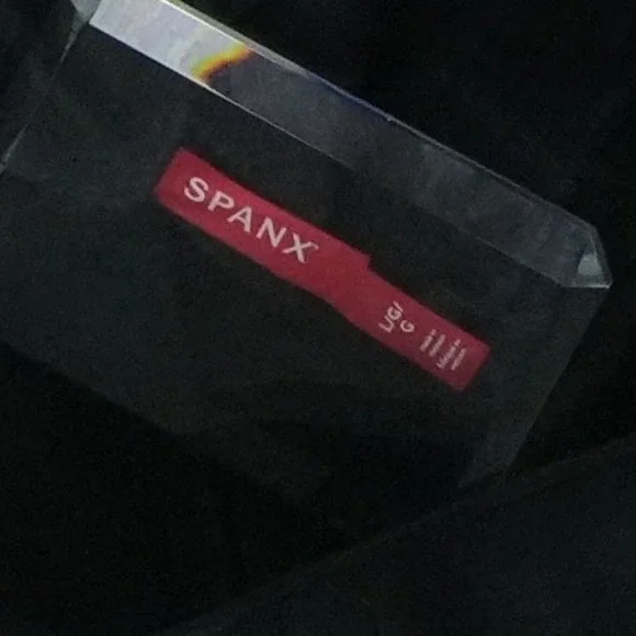 Spanx Pants Women's Size Large Black High-Rise Pull-On Flare Leg Stretch - Picture 4 of 7